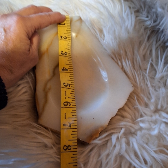 Vintage white onyx ashtray - Picture 6 of 8